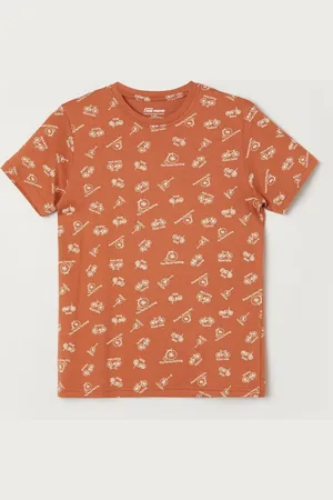 Lifestyle Boys Conversational Printed Round Neck Cotton T-Shirt