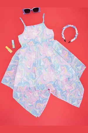 Pantaloons Girls Printed Fit & Flare Dress