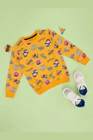 Pantaloons Boys Conversational Printed Sweatshirt