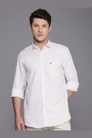 Allen Solly Sport Slim Fit Floral Printed Pure Cotton Casual Shirt