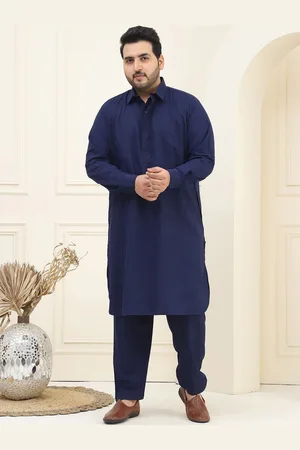 SOJANYA Shirt Collar Regular Straight Kurta with Salwar
