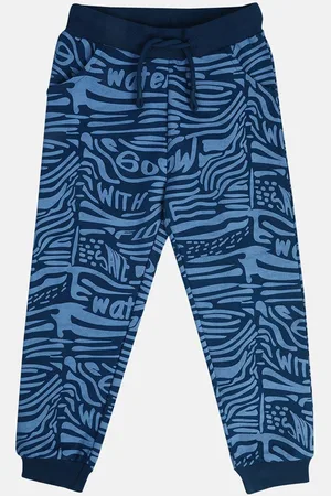 MINI KLUB Boys Printed Abstract Joggers Trousers