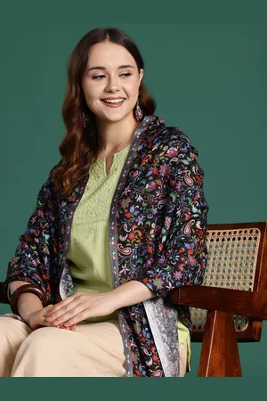 Sangria Paisley Printed Stole