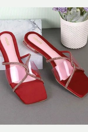 All Things Mochi Women Embellished Mules with Bows Flats