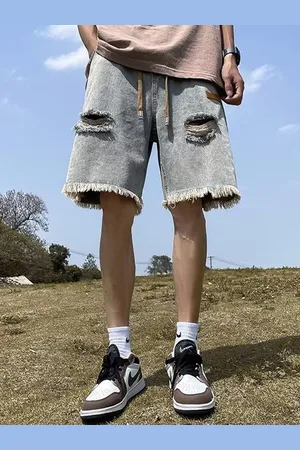 HERE&NOW Men Denim Regular Fit Shorts