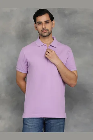 Greenfibre Men Solid Polo Collar Cotton Slim Fit T-shirt