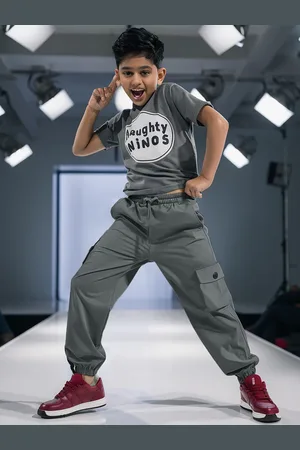 naughty ninos Boys Relaxed Cargos Trousers