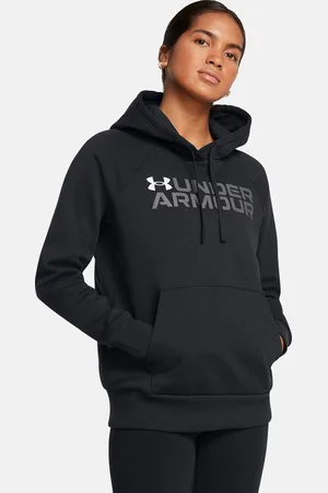 Under Armour Printed Rival Fleece Wordmark Sweatshirt