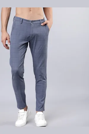 Highlander Men Printed Slim Fit Chinos Trousers