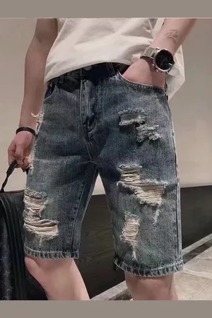 HERE&NOW Men Denim Regular Fit Shorts