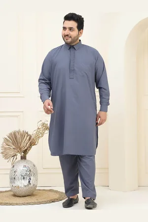 SOJANYA Shirt Collar Regular Pathani Kurta with Salwar