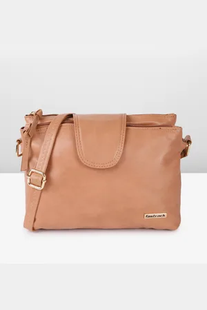 Fastrack Women Structured Sling Bag with adjustable sling straps