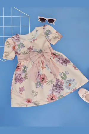 Pantaloons Girls Floral Printed A-Line Dress