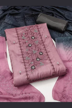 Ishin Embroidered Unstitched Dress Material