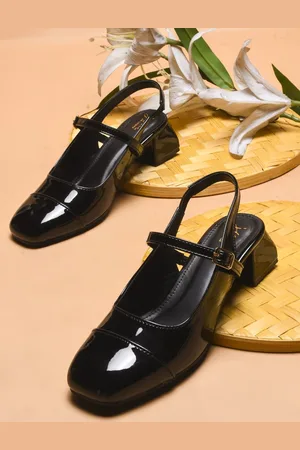 JM Looks Ethnic Block Sandals with Block Heel and Adjustable Straps for Women