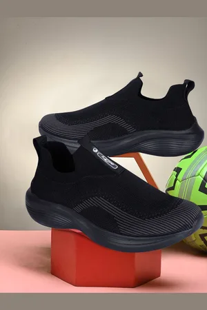 LANCER Men Textile Slip-On Running Shoes