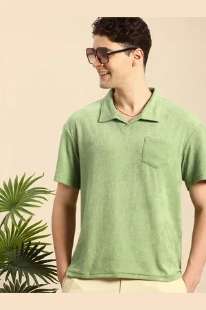 Mast & Harbour Men Polo Collar Relaxed Fit Anti Odour T-shirt