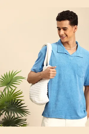 Mast & Harbour Men Polo Collar Relaxed Fit Anti Odour T-shirt