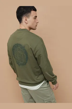 Lifestyle Men Graphic Printed Pullover Sweatshirt