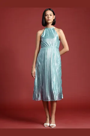 all about you Halter Neck Fit & Flare Midi Dress