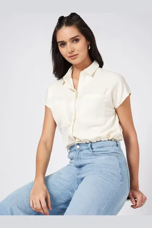 Pantaloons Extended Sleeves Shirt Style Top
