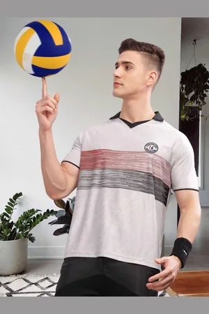 STELLERS Men Regular Fit Dry Fit Active Wear T-Shirt