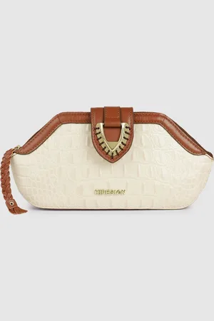 Hidesign Liya Textured Animal Print Purse Clutch