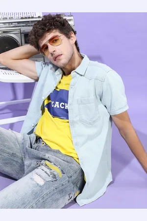 LocoMotive Denim Casual Slim Fit Shirt