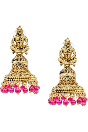 Shivansh Women Ethnic Contemporary Jhumkas Earrings 30 gms