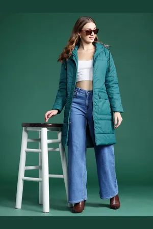 DressBerry Women Longline Padded Parka Jacket
