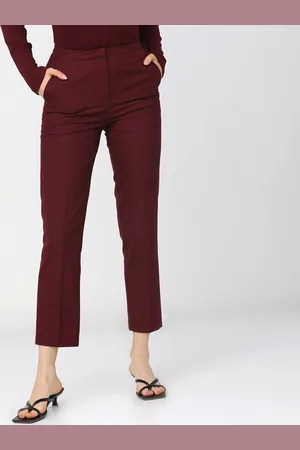 Tokyo Talkies Women Mid-Rise Formal Trousers