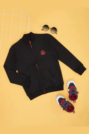 Pantaloons Boys Solid Pure Cotton Sweatshirt