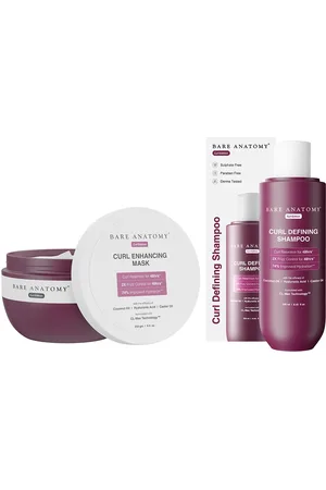 Bare Anatomy Set of Curl Defining Shampoo - 250ml & Curl Enhancing Hair Mask - 250g