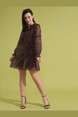 Globus Women Animal Printed A-Line Mini Dress