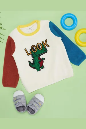 Pantaloons Boys Graphic Printed Round Neck Pullover Sweatshirt