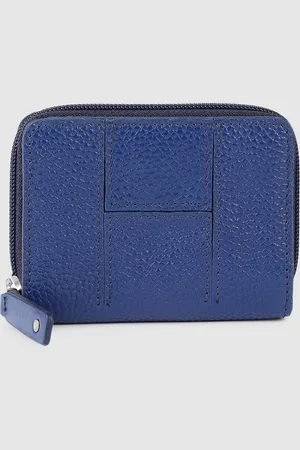 Hidesign Women Animal Textured Leather Zip Around Wallet