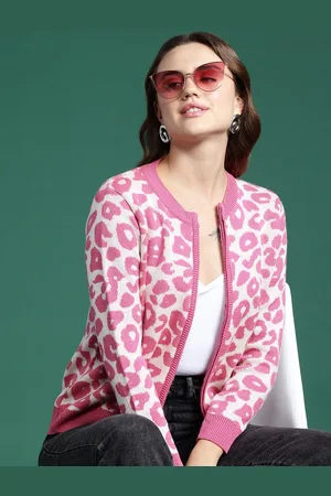 DressBerry Women Animal Acrylic Cardigan