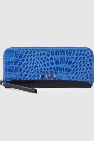 Hidesign Women Animal Textured Leather Zip Around Wallet