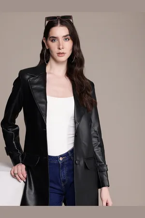 Roadster The Life Co. Notched Lapel Longline Trench Overcoat Coat