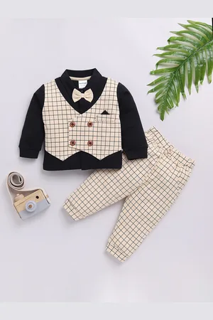 Moms Love Infant Boys Pure Cotton Shirt with Joggers