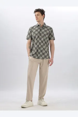bullmer Printed Shirt Collar Shirt & Trouser