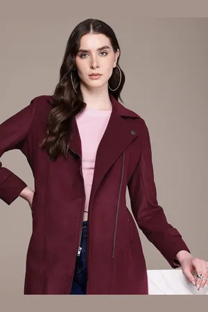 Roadster The Life Co. Notched Lapel Longline Overcoat Coat