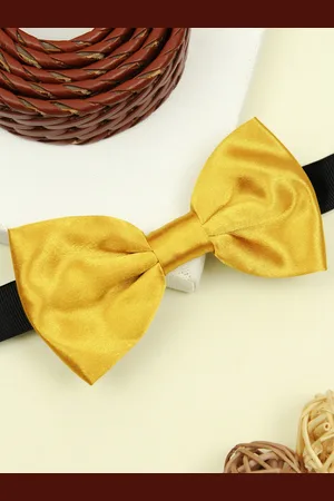 Kavove Unisex Gold-Toned Bow Tie