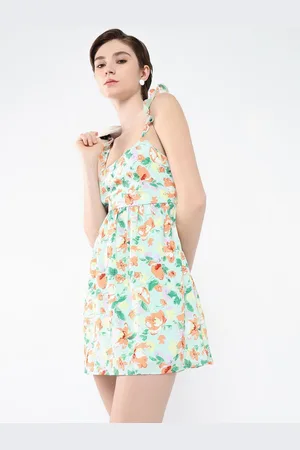 SHOWOFF Women Floral Printed A-Line Mini Dress