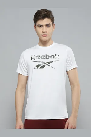 Reebok Brand Logo Printed ID Camo Sports T-shirt