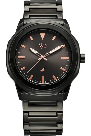 Fastrack Men Vyb Quest Dial & Bracelet Style Straps Analogue Watch FV30009NM01W