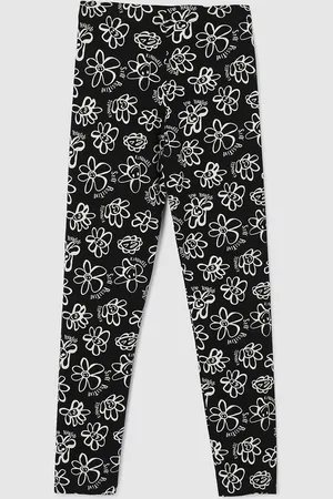 Max Collection Girls Floral Printed Ankle Length Leggings