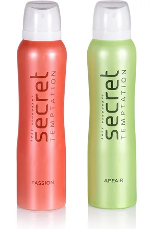Secret Temptation Women Set of Affair and Passion Deodorant for Women - 120 g & 128 g