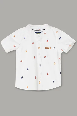 Lifestyle Boys Opaque Printed Casual Shirt
