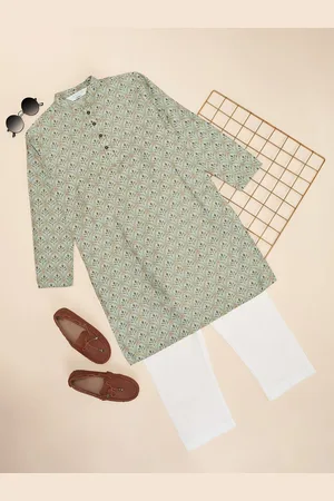 Pantaloons Boys Ethnic Motifs Printed Regular Kurta with Pyjamas